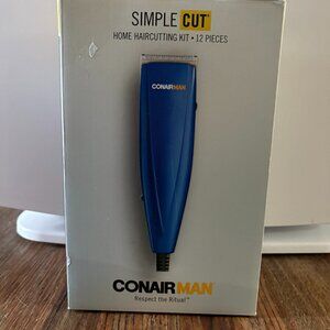 Hair Cutting Kit-Simple Cut by ConairMan-12 pieces see photo 2 for accessories-